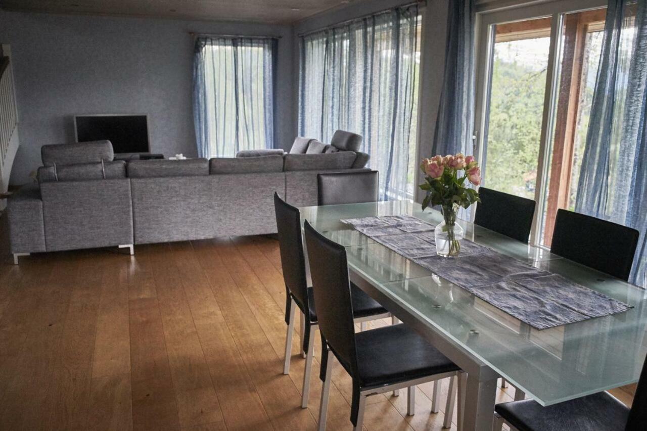 Panorama View Along The Fjord In Stryn Villa Blakset Luaran gambar