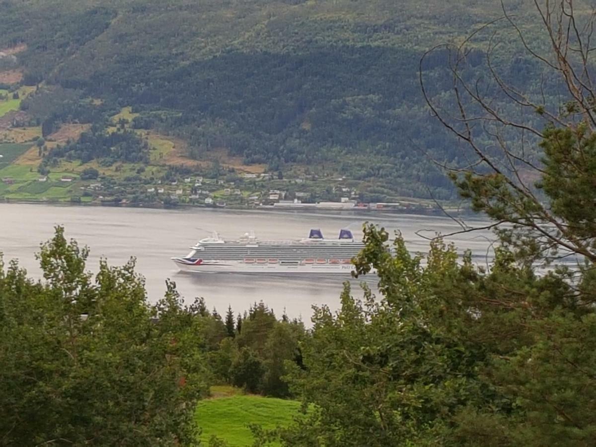 Panorama View Along The Fjord In Stryn Villa Blakset Luaran gambar